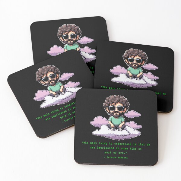 Item preview, Terence McKenna Quote, Pixel Art, Clouds designed and sold by Burn-Ego.