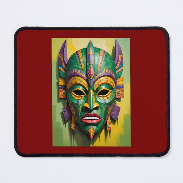 Item preview, An Abstract Cubism-Inspired Design Depicting An Ancient African Mask designed and sold by Adelberton.