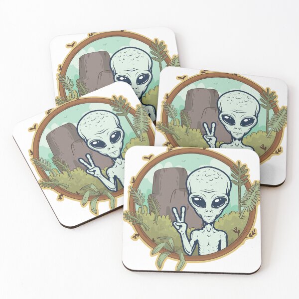 Item preview, Alien Comes In Peace designed and sold by SwankySwan.