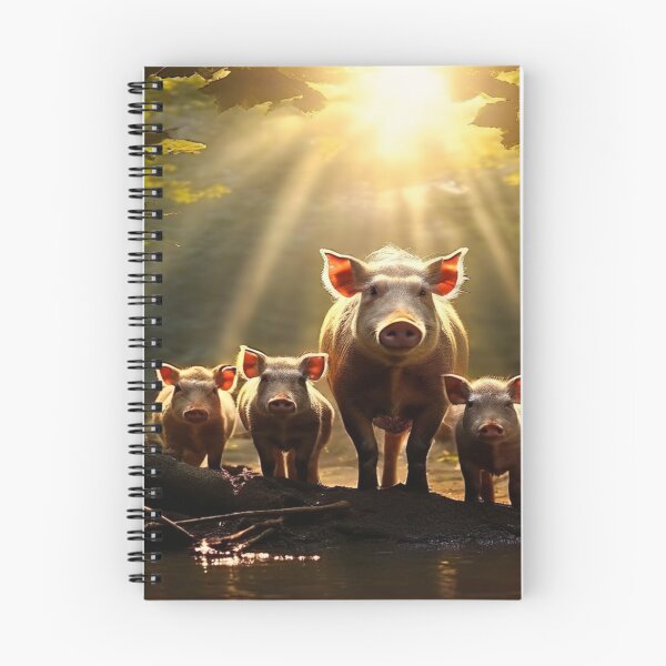 Artikelvorschau, Ein entspannendes Schlammbad für Schweine entworfen und verkauft von Collection de trésors .