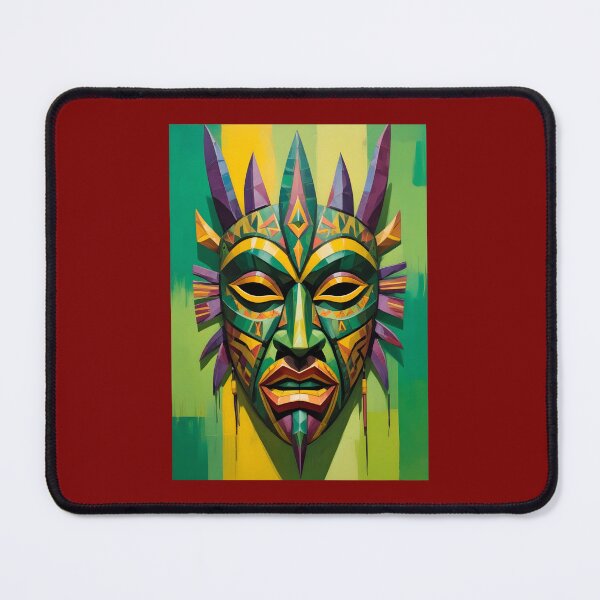 Item preview, An Abstract Cubism-Inspired Design Depicting An Ancient African Mask designed and sold by Adelberton.