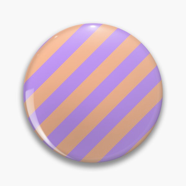 Item preview, Stripes Diagonal Peach Fuzz purple dopamine awning pattern designed and sold by Colorblizz.