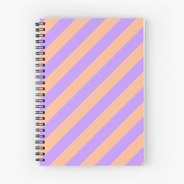 Item preview, Stripes Diagonal Peach Fuzz purple dopamine awning pattern designed and sold by Colorblizz.