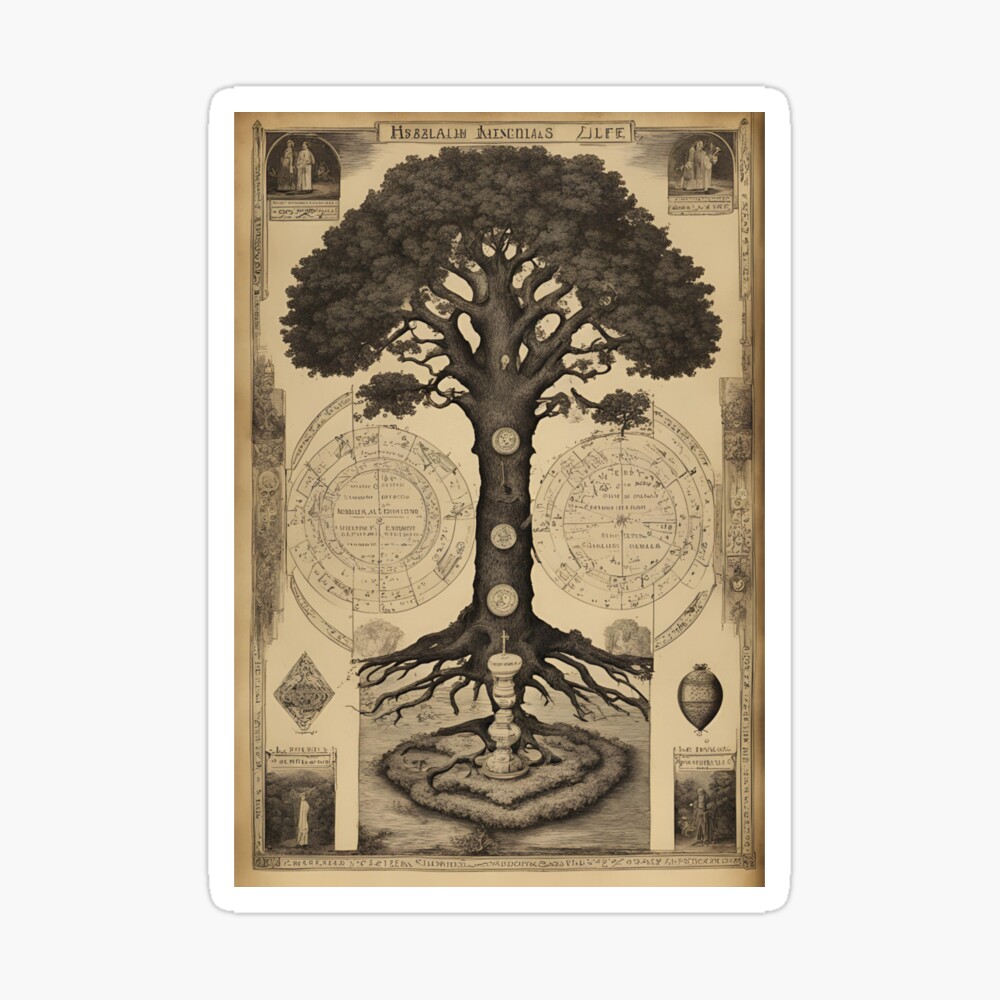 Alchemical Tree of life Poster