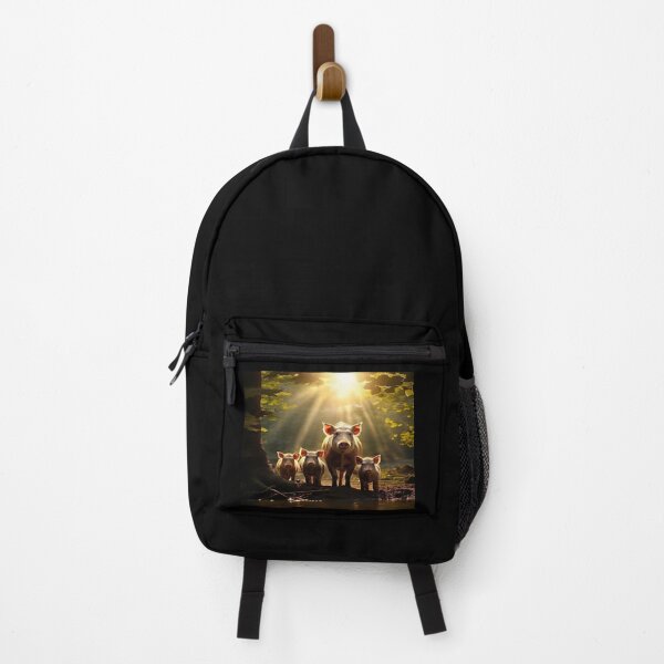 Vista previa del artículo con la obra «Un relajante baño de barro para cerdos», diseñado y vendido por Collection de trésors .