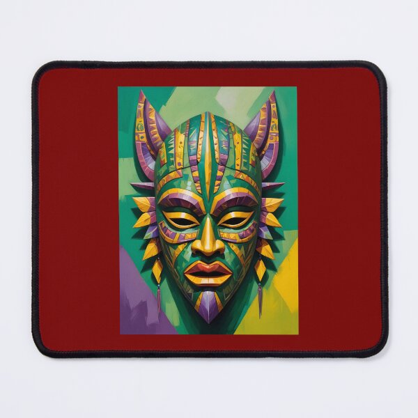 Item preview, An Abstract Cubism-Inspired Design Depicting An Ancient African Mask designed and sold by Adelberton.