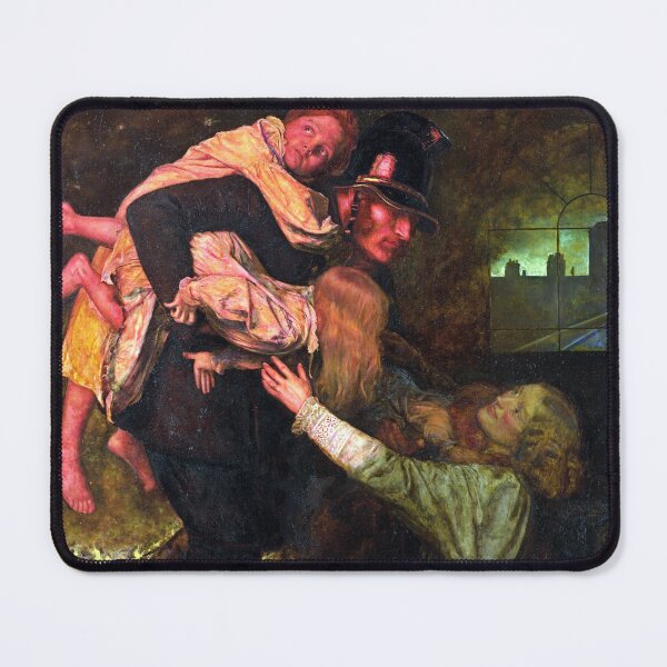 Item preview, The Rescue - John Everett Millais designed and sold by forgottenbeauty.