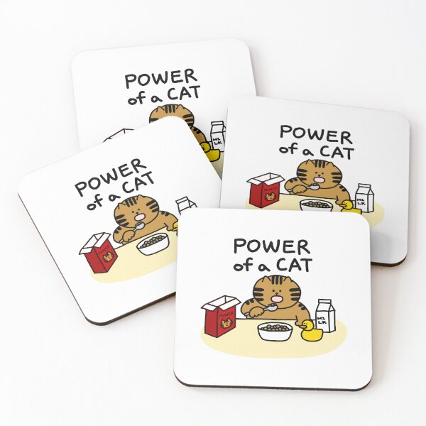 Item preview, a Cat and a Duck with cereals and milk designed and sold by superbaechoo.