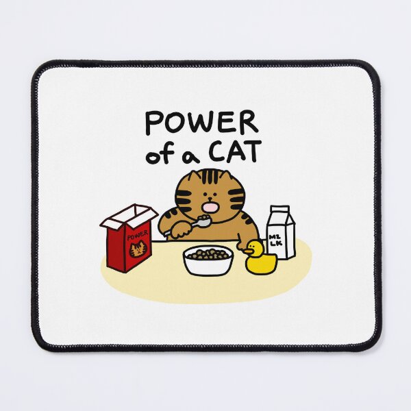 Item preview, a Cat and a Duck with cereals and milk designed and sold by superbaechoo.