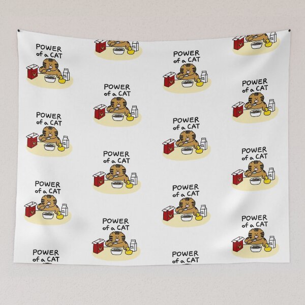 Item preview, a Cat and a Duck with cereals and milk designed and sold by superbaechoo.