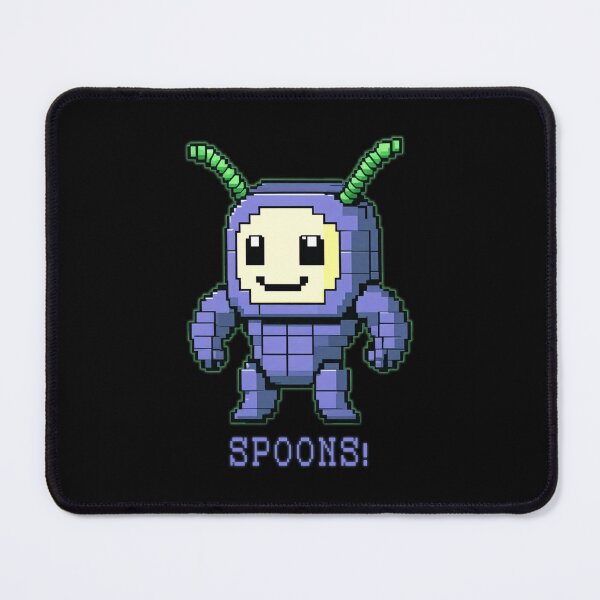 Item preview, Spoons, Pixel Art, Tick, 8Bit, Fan Art designed and sold by Burn-Ego.