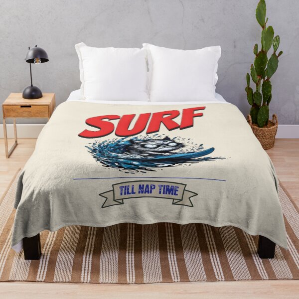 Item preview, Surf Till Nap Time - Funny Summer Surfing Cat designed and sold by Nabucodonoshop.