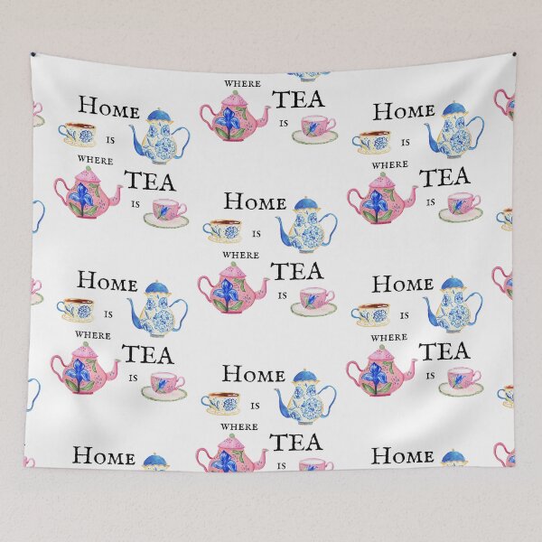 Item preview, Home is where tea is afternoon tea time designed and sold by Angie-Atelier.
