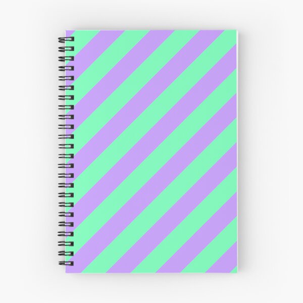 Item preview, Stripes Diagonal purple green dopamine awning pattern designed and sold by Colorblizz.