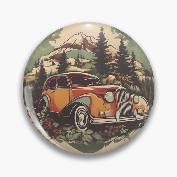 Item preview, Vintage Car 2 designed and sold by DrawingAndText.