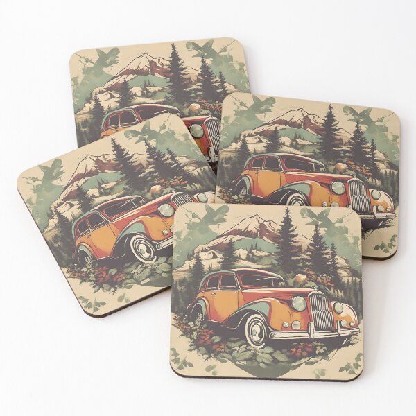 Item preview, Vintage Car 2 designed and sold by DrawingAndText.