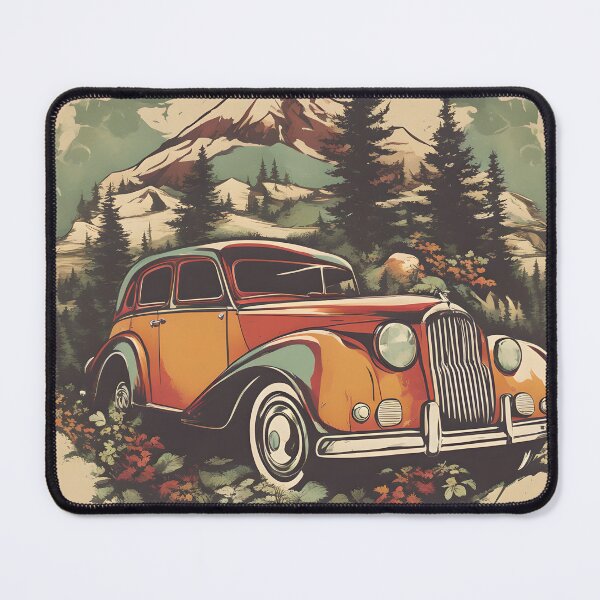 Item preview, Vintage Car 2 designed and sold by DrawingAndText.
