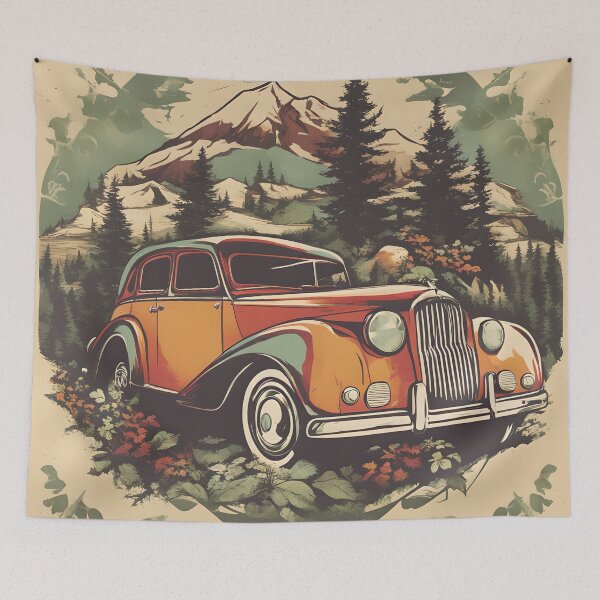 Item preview, Vintage Car 2 designed and sold by DrawingAndText.