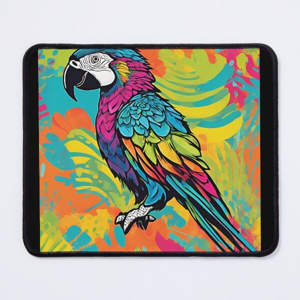 Item preview, Pop Art Parrot in Vibrant Colors designed and sold by TrendyGalaxy.