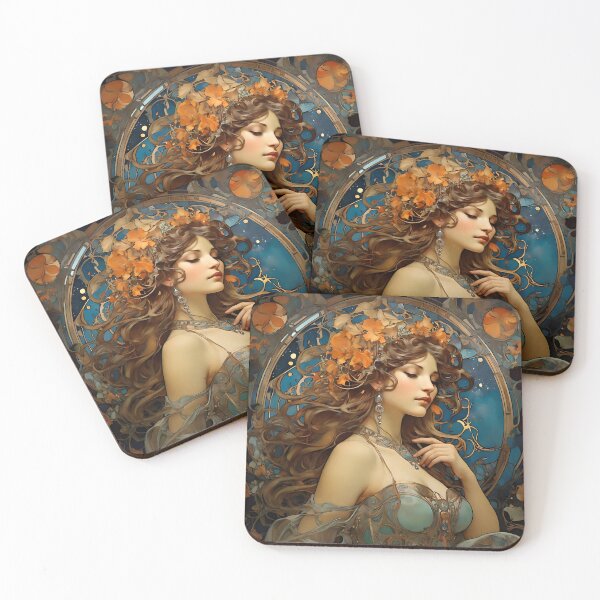 Item preview, Inspired By Alphonse Mucha Art designed and sold by Tamas Das.