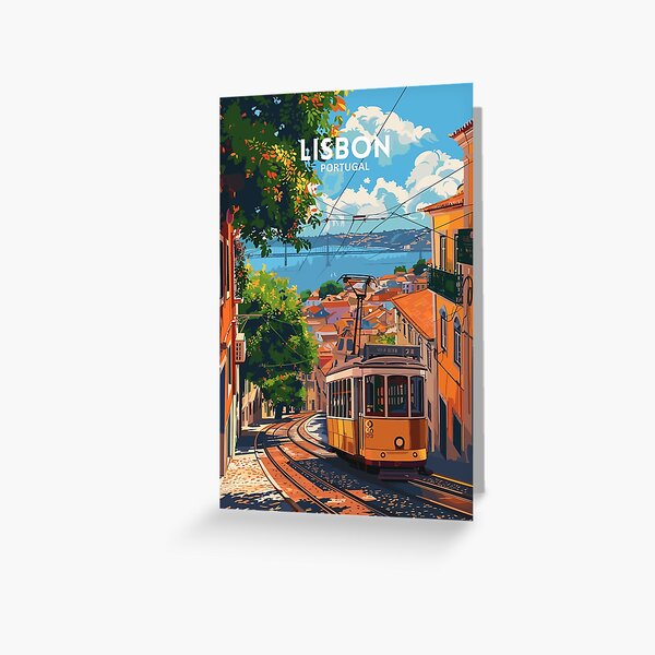 Item preview, Lisbon  Portugal - Travel art designed and sold by Marciolini.