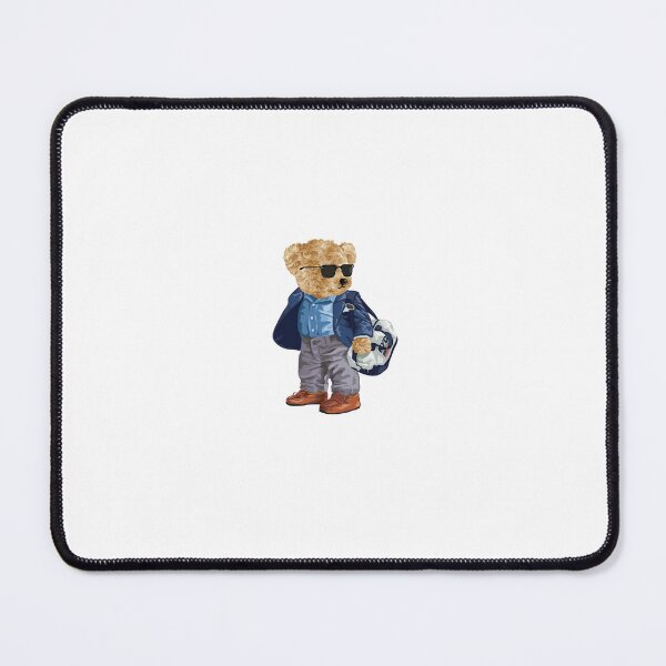 Item preview, Stylish Teddy Bear Traveler sticker designed and sold by mrfrasco.