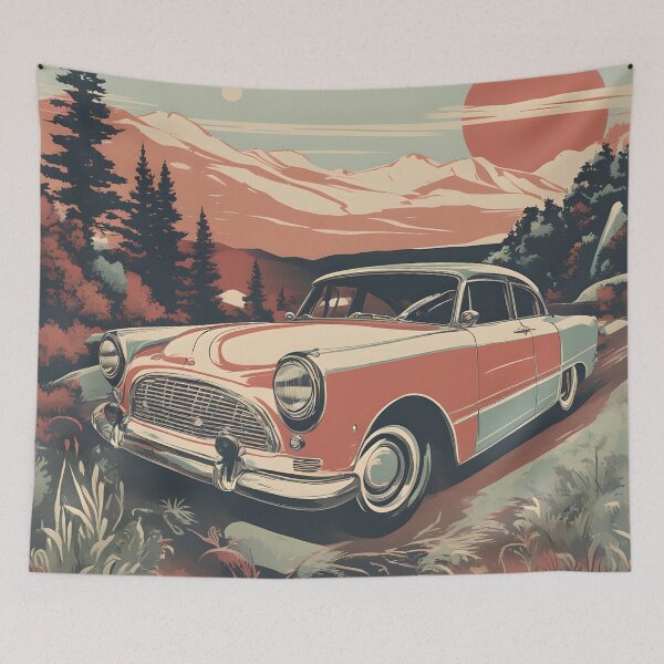 Item preview, Vintage Car 3 designed and sold by DrawingAndText.