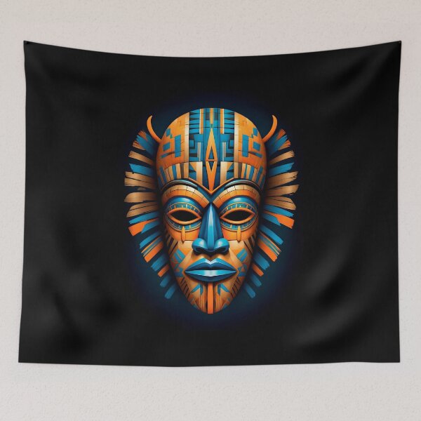 Item preview, An Abstract Cubism-Inspired Design Depicting An Ancient African Mask designed and sold by Adelberton.