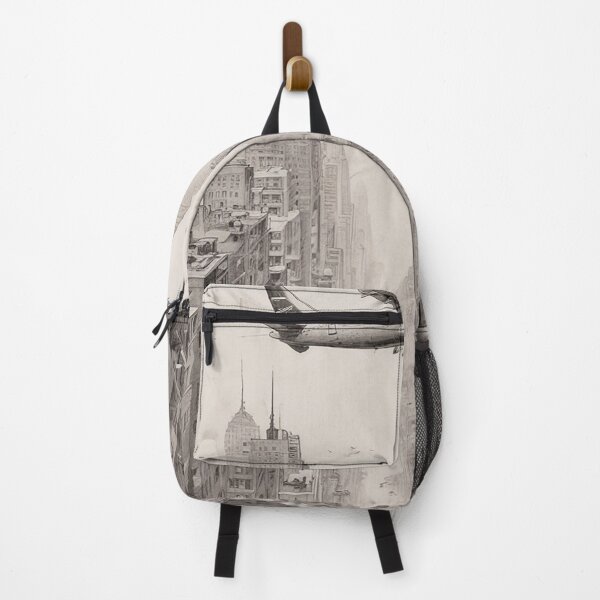 Item preview, Aeroplane Flying Over City Digital Print Design designed and sold by imanshu.