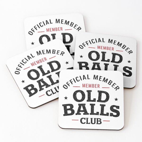 Item preview, Official Member of the Old Balls Club designed and sold by Angry Swan Designs.