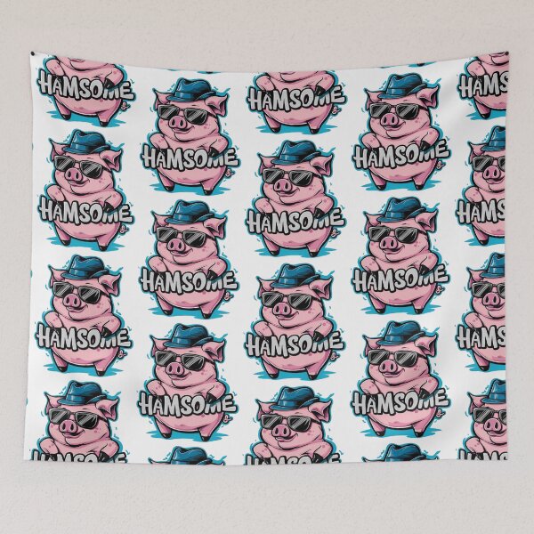 Item preview, Funny Hamsome Pig designed and sold by Krieghorn.