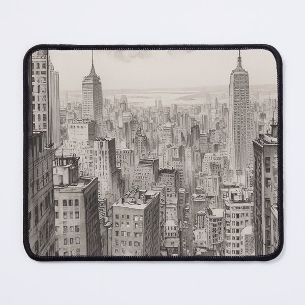 Item preview, Aeroplane Flying Over City Digital Print Design designed and sold by imanshu.