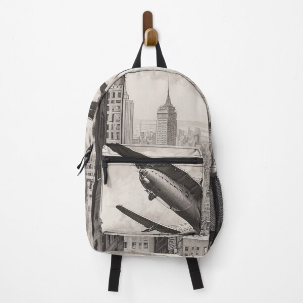 Item preview, Aeroplane Flying Over City Digital Print Design designed and sold by imanshu.