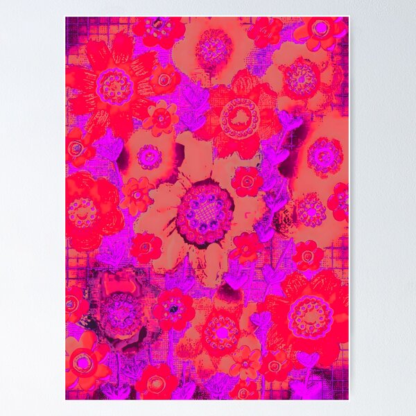 Item preview, Floodle Fluro coral bunch designed and sold by bekki smith.