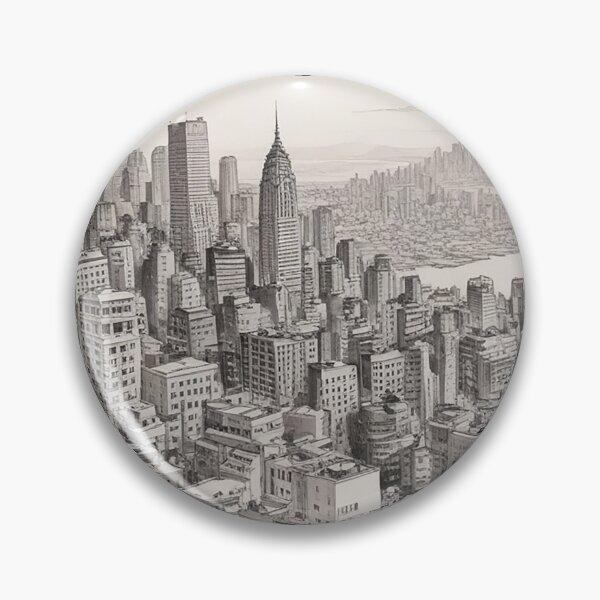 Item preview, Aeroplane Flying Over City Digital Print Design designed and sold by imanshu.