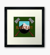 BUSHCRAFT Framed Print