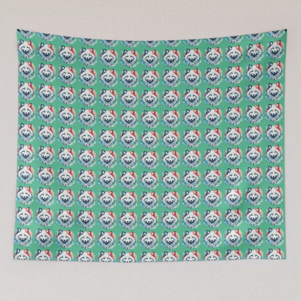 Item preview, A beautiful colorful Siberian fox designed and sold by Marcoshop10.