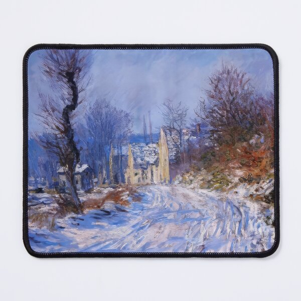 Item preview, Road to Giverny in Winter - 1885 - Claude Monet designed and sold by dottyshai.