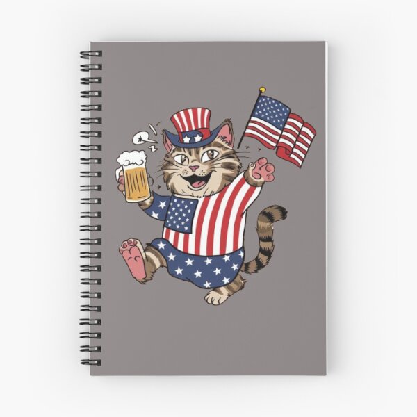Item preview, Just Here To Bang USA Flag Funny Beer 4th Of July Cat Lover designed and sold by SztylishDesigns.