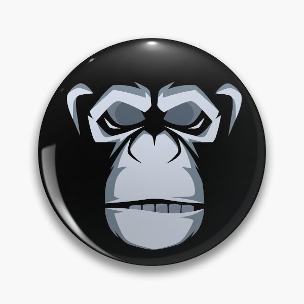 Item preview, Gorilla face vector  image designed and sold by Rashmi Shehara.