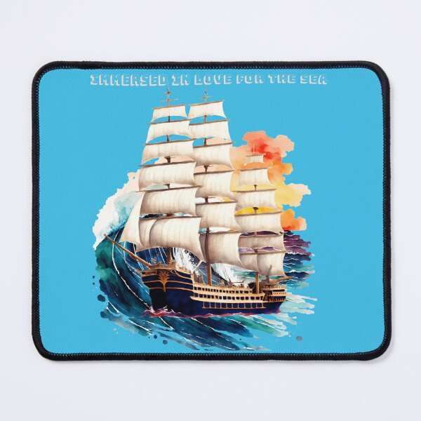 Item preview, IMMERSED IN LOVE FOR THE SEA designed and sold by ART-HOME-PAWS.