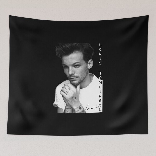 Item preview, LOUIS TOMLINSON - Stylish Louis - Black and White designed and sold by InnovyaDesigns.