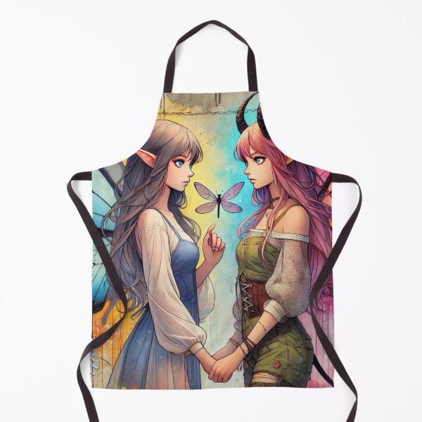 Item preview, Meeting of Worlds - manga friends - designed and sold by ViccaArt.