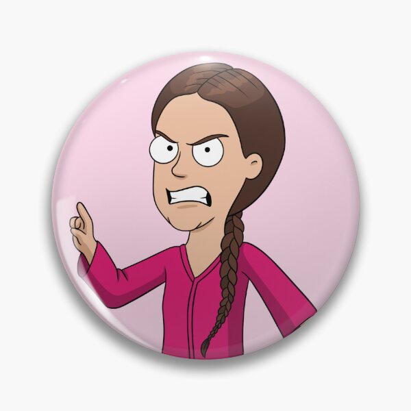 Item preview, Cartoon Greta Thunberg designed and sold by MariaPencilArt.