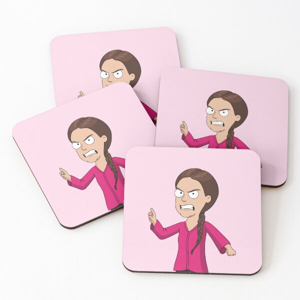 Item preview, Cartoon Greta Thunberg designed and sold by MariaPencilArt.