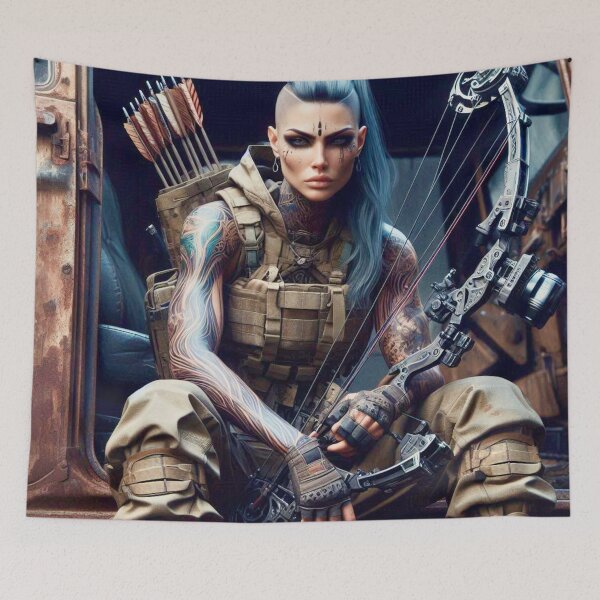 Item preview, Tattooed Archer: Twilight Sentinel designed and sold by Ghost Archer Illusions.