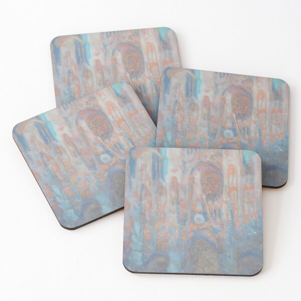 Item preview, Rouen Cathedral, red, Sunlight - 1892; Rouen, Normandy, France - Claude Monet designed and sold by dottyshai.