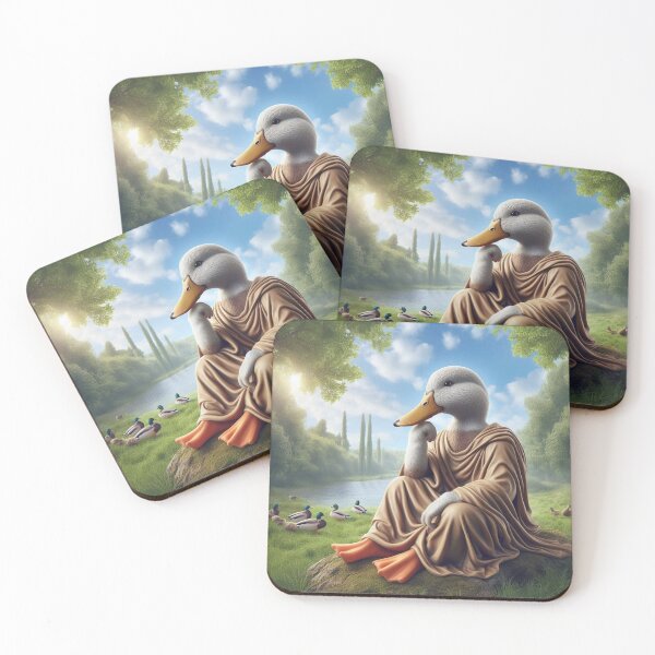 Item preview, The Pondering Quackosopher designed and sold by Furbulous Faces.