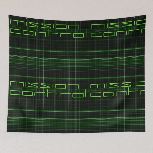 Item preview, Green Line Mission Control Text designed and sold by eddiebarronshop.