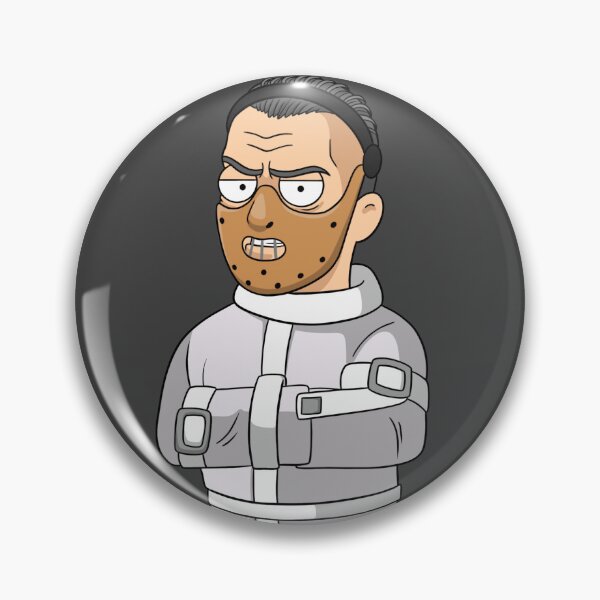 Item preview, Cartoon Hannibal Lecter designed and sold by MariaPencilArt.